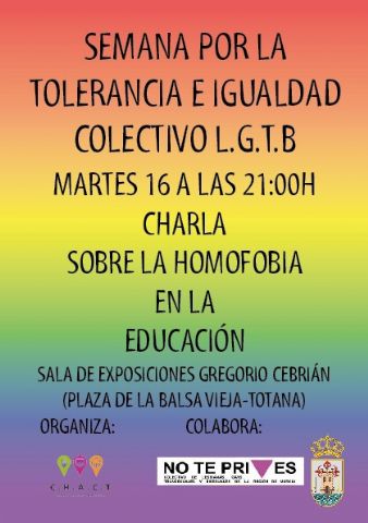 Presentacin de actividades Semana por la tolerancia e igualdad colectivo LGTB - 2