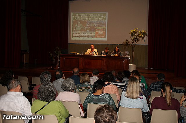 Charla-coloquio El tratado transatlntico Europa-Estados Unidos, (TTIP), 