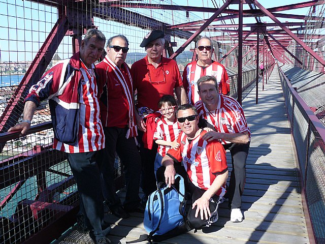 La Pea Athletic de Totana emprendi un viaje a Bilbao para asistir al encuentro entre los equipos del Athletic y el Real Madrid - 291