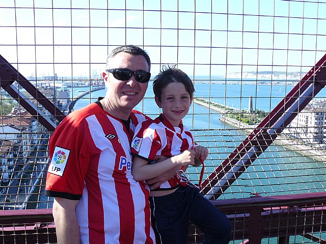 La Pea Athletic de Totana emprendi un viaje a Bilbao para asistir al encuentro entre los equipos del Athletic y el Real Madrid - 293