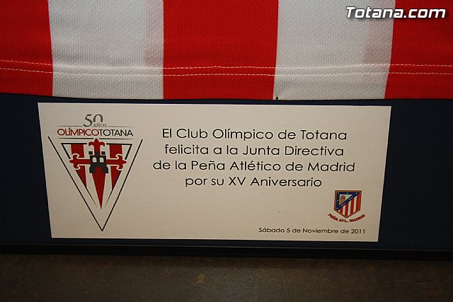 La Pea Atltico de Madrid de Totana celebr su XV aniversario con una gran cena gala - 10