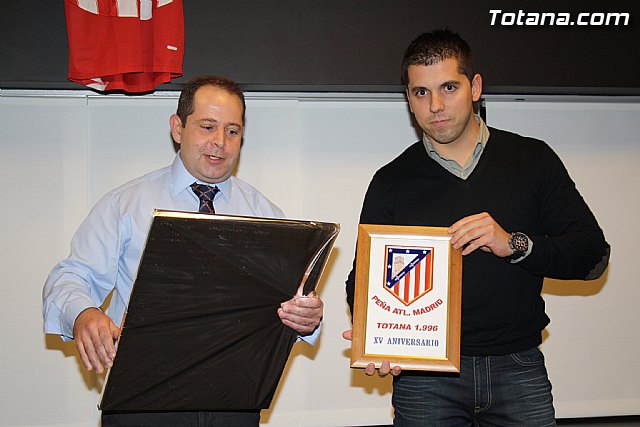 La Pea Atltico de Madrid de Totana celebr su XV aniversario con una gran cena gala - 79