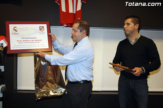La Pea Atltico de Madrid de Totana celebr su XV aniversario con una gran cena gala - 80