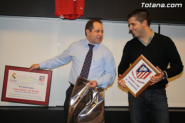 La Pea Atltico de Madrid de Totana celebr su XV aniversario con una gran cena gala - 81