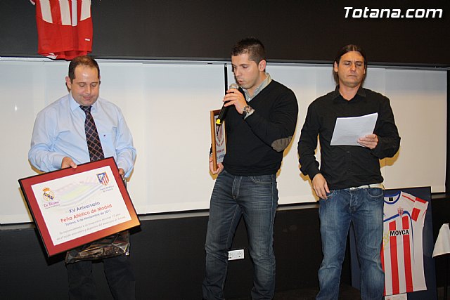 La Pea Atltico de Madrid de Totana celebr su XV aniversario con una gran cena gala - 82