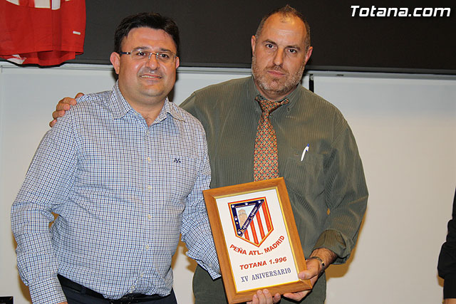 La Pea Atltico de Madrid de Totana celebr su XV aniversario con una gran cena gala - 90