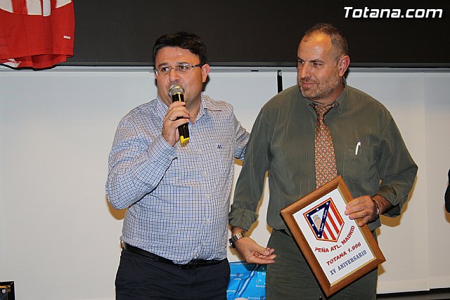 La Pea Atltico de Madrid de Totana celebr su XV aniversario con una gran cena gala - 91