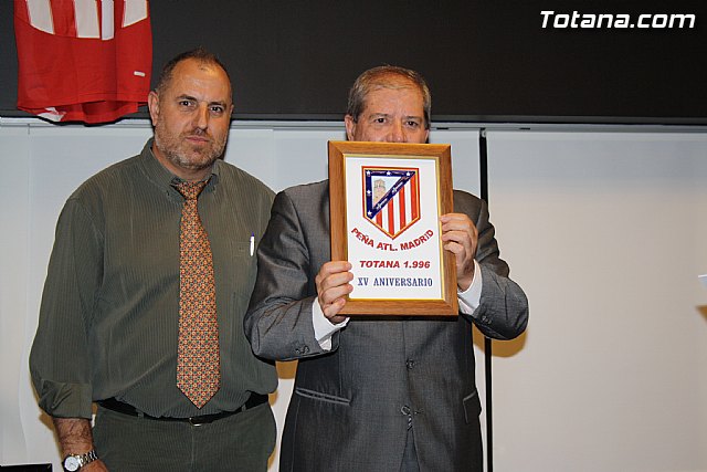 La Pea Atltico de Madrid de Totana celebr su XV aniversario con una gran cena gala - 96