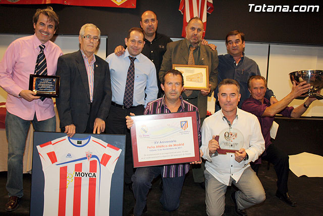 La Pea Atltico de Madrid de Totana celebr su XV aniversario con una gran cena gala - 113