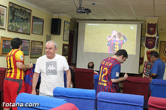 Celebracin en Totana de la quinta Champions y segundo triplete del Bara - 2