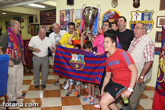 Celebracin en Totana de la quinta Champions y segundo triplete del Bara - 8
