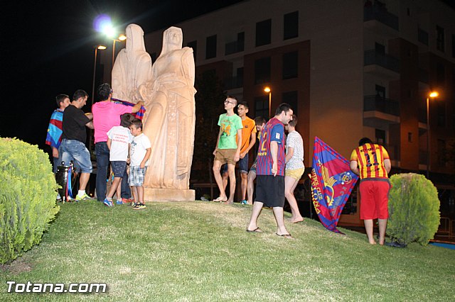 Celebracin en Totana de la quinta Champions y segundo triplete del Bara - 25