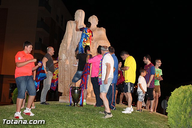 Celebracin en Totana de la quinta Champions y segundo triplete del Bara - 28