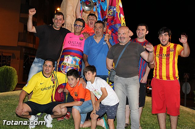 Celebracin en Totana de la quinta Champions y segundo triplete del Bara - 36