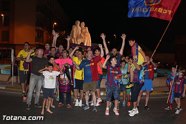 Celebracin en Totana de la quinta Champions y segundo triplete del Bara - 47