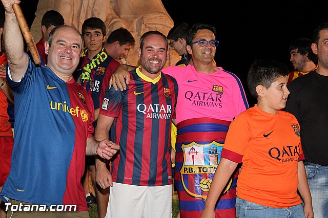 Celebracin en Totana de la quinta Champions y segundo triplete del Bara - 54