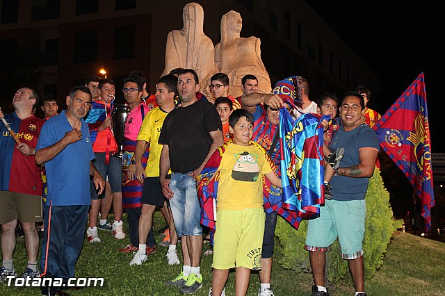 Celebracin en Totana de la quinta Champions y segundo triplete del Bara - 56