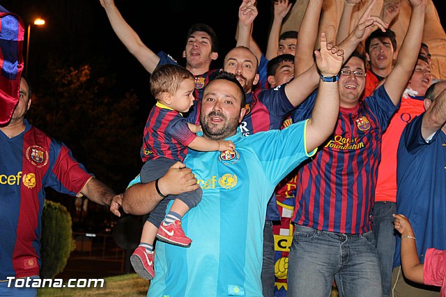 Celebracin en Totana de la quinta Champions y segundo triplete del Bara - 60