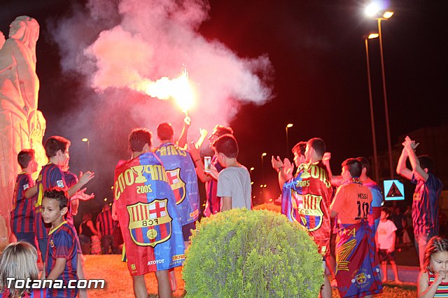Celebracin en Totana de la quinta Champions y segundo triplete del Bara - 76