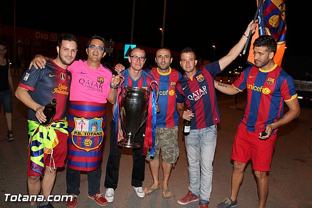 Celebracin en Totana de la quinta Champions y segundo triplete del Bara - 77