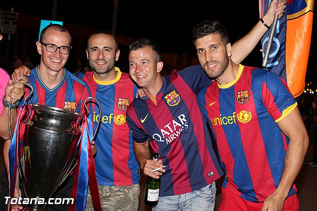 Celebracin en Totana de la quinta Champions y segundo triplete del Bara - 79