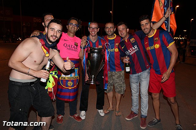 Celebracin en Totana de la quinta Champions y segundo triplete del Bara - 80