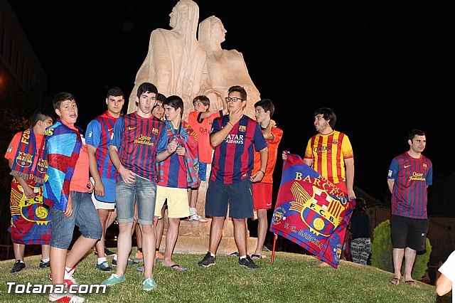 Celebracin en Totana de la quinta Champions y segundo triplete del Bara - 81