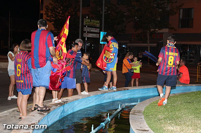 Celebracin en Totana de la quinta Champions y segundo triplete del Bara - 82