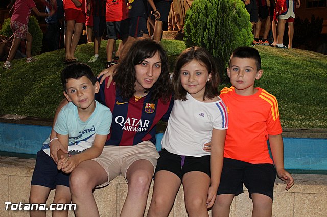 Celebracin en Totana de la quinta Champions y segundo triplete del Bara - 85