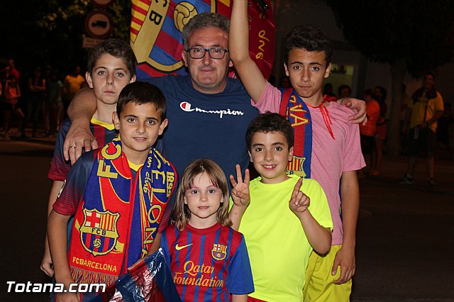 Celebracin en Totana de la quinta Champions y segundo triplete del Bara - 87