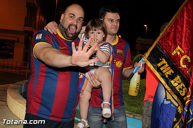 Celebracin en Totana de la quinta Champions y segundo triplete del Bara - 88