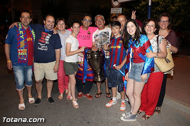 Celebracin en Totana de la quinta Champions y segundo triplete del Bara - 91