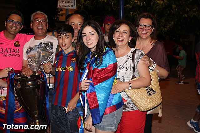 Celebracin en Totana de la quinta Champions y segundo triplete del Bara - 93