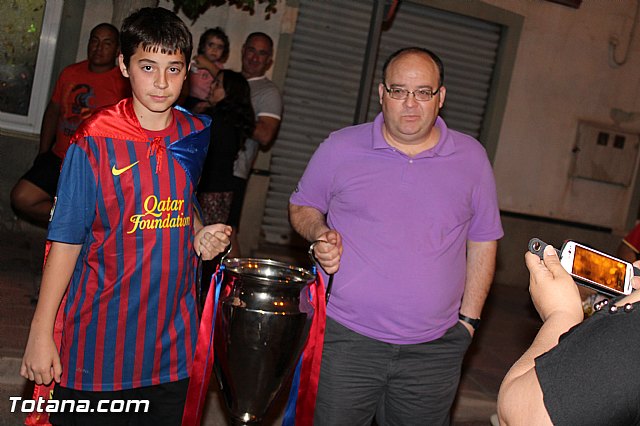 Celebracin en Totana de la quinta Champions y segundo triplete del Bara - 94