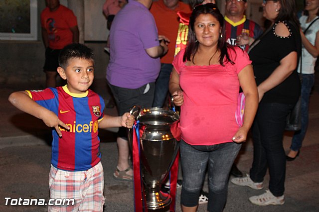 Celebracin en Totana de la quinta Champions y segundo triplete del Bara - 95