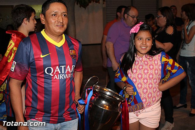 Celebracin en Totana de la quinta Champions y segundo triplete del Bara - 96