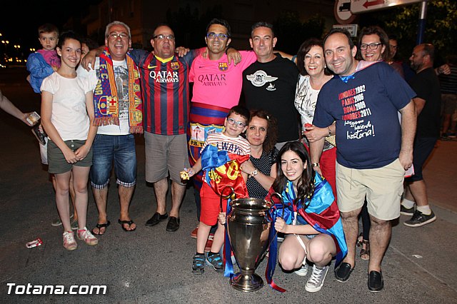 Celebracin en Totana de la quinta Champions y segundo triplete del Bara - 97