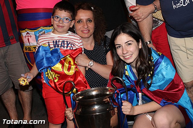 Celebracin en Totana de la quinta Champions y segundo triplete del Bara - 98