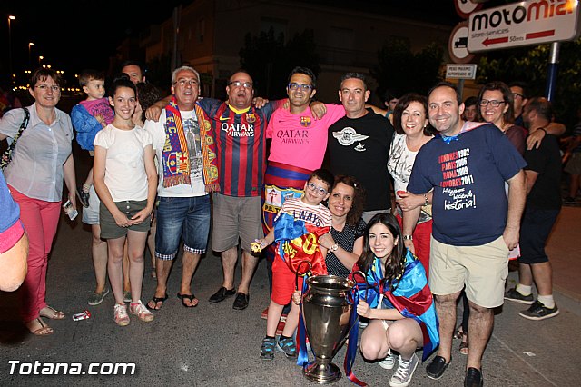 Celebracin en Totana de la quinta Champions y segundo triplete del Bara - 99