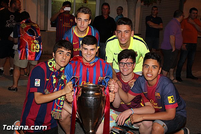 Celebracin en Totana de la quinta Champions y segundo triplete del Bara - 102