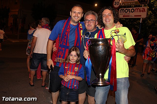 Celebracin en Totana de la quinta Champions y segundo triplete del Bara - 105