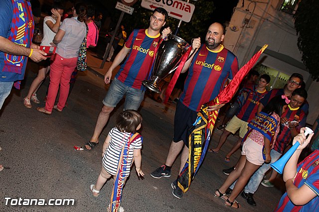 Celebracin en Totana de la quinta Champions y segundo triplete del Bara - 107
