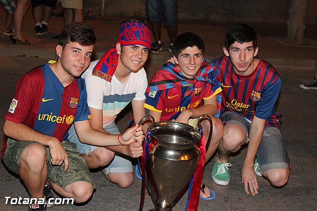 Celebracin en Totana de la quinta Champions y segundo triplete del Bara - 108