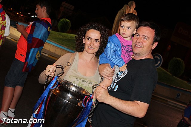 Celebracin en Totana de la quinta Champions y segundo triplete del Bara - 113