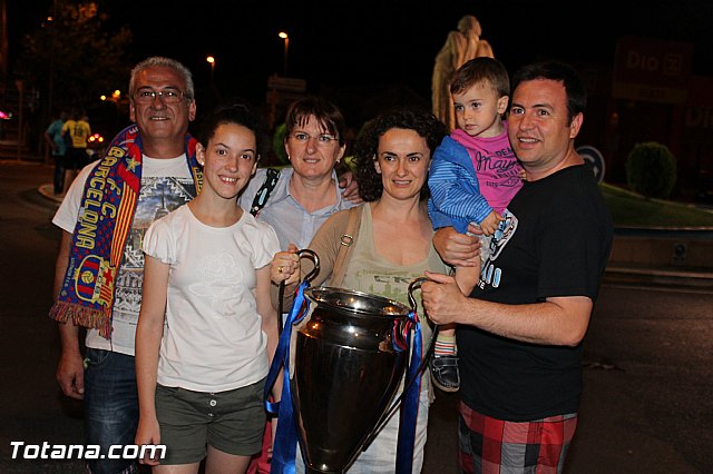 Celebracin en Totana de la quinta Champions y segundo triplete del Bara - 114