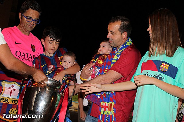 Celebracin en Totana de la quinta Champions y segundo triplete del Bara - 116