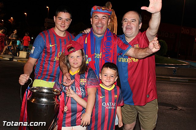 Celebracin en Totana de la quinta Champions y segundo triplete del Bara - 120