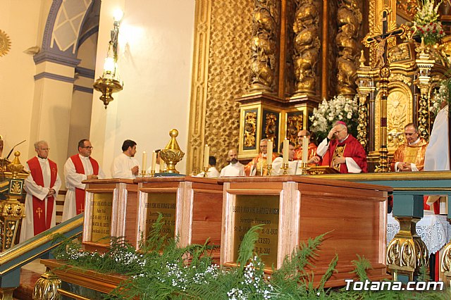 Las reliquias de los beatos vicencianos martirizados en Totana descansan en Santiago El Mayor - 74