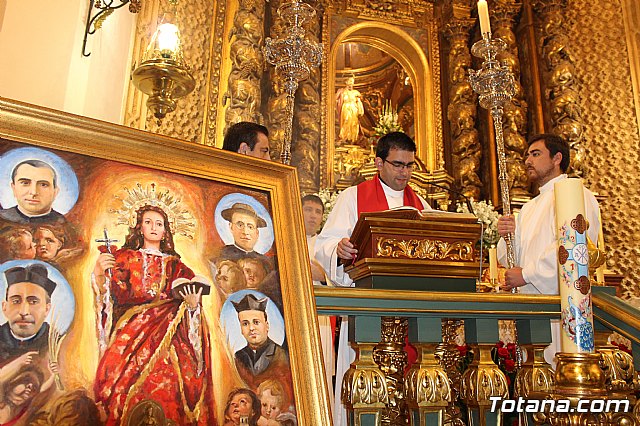 Las reliquias de los beatos vicencianos martirizados en Totana descansan en Santiago El Mayor - 91