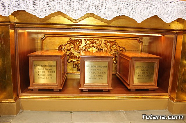 Las reliquias de los beatos vicencianos martirizados en Totana descansan en Santiago El Mayor - 110